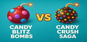 Candy Blitz Bombs vs Candy Crush Saga Bombs: Qual o Melhor?